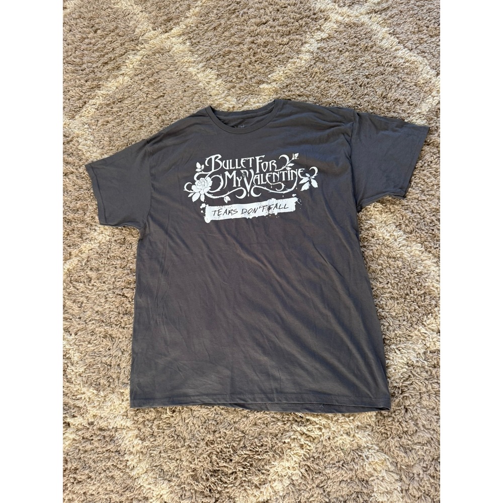 Bullet For My Valentine Tears Don't Fall Band Tee Charcoal Gray XL - Picture 5 of 5